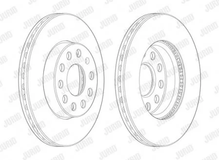 Гальмівний диск Jurid 562990JC-1