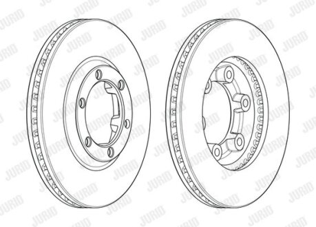Диск гальмівний Jurid 563013JC