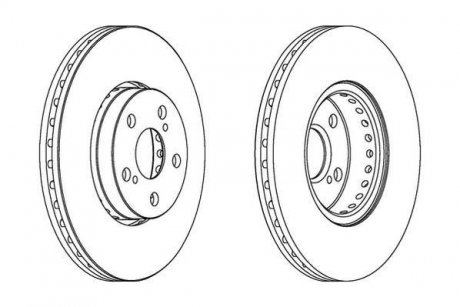 Тормозной диск Jurid 563048JC