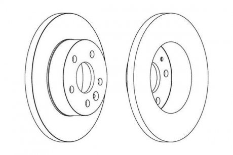 Гальмівний диск Jurid 563074JC