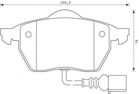 Комплект тормозных колодок, дисковый тормоз Jurid 571984J (фото 1)