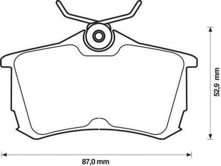 Комплект тормозных колодок, дисковый тормоз Jurid 572478J (фото 1)