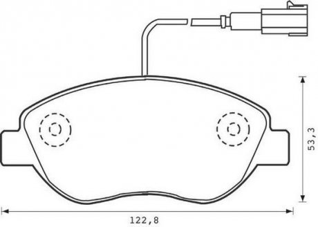 Комплект тормозных колодок, дисковый тормоз Jurid 573074J (фото 1)