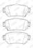 NISSAN Тормозные колодки задн.Qashqai 13- Jurid 573658J (фото 1)