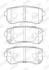 KLOCKI HAM./TYЈ/ KIA CEED 1,4-2,0 06- Jurid 573757J (фото 1)