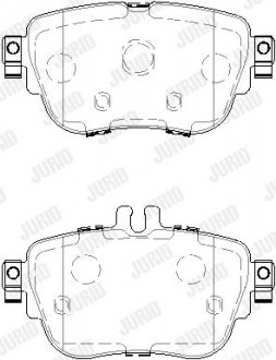 KLOCKI HAM./TYЈ/ MERCEDES-BENZ KLASA E 17- Jurid 573843J