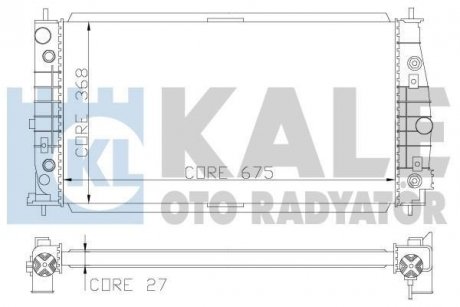 Теплообмінник KALE OTO RADYATOR 341935