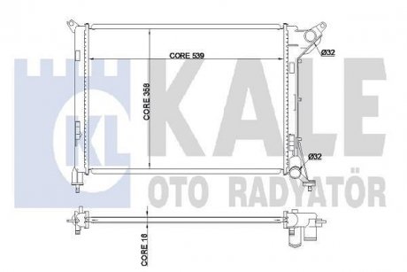 Теплообменник KALE OTO RADYATOR 342035