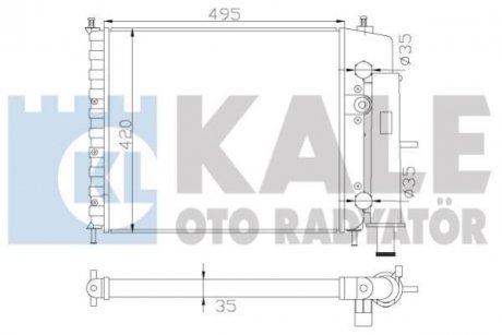 Теплообмінник KALE OTO RADYATOR 342270