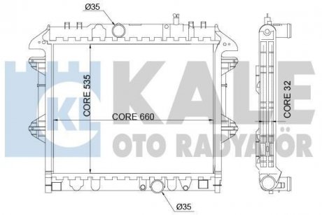 Теплообмінник KALE OTO RADYATOR 342335