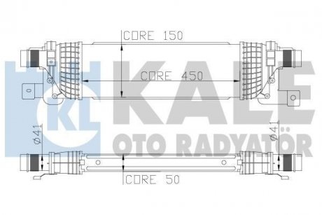 Теплообмінник KALE OTO RADYATOR 346800 (фото 1)