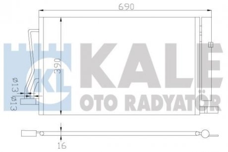 Теплообмінник KALE OTO RADYATOR 349600 (фото 1)