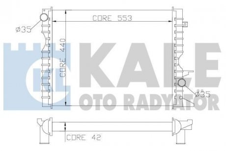 Теплообмінник KALE OTO RADYATOR 350600