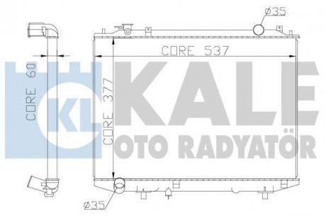 Радиатор охлаждения Ford Ranger - Mazda B-Serie, Bt-50 Radiator KALE OT KALE OTO RADYATOR 356200