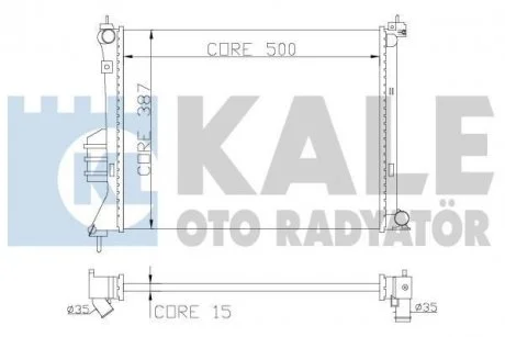 Теплообмінник KALE OTO RADYATOR 358600