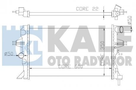 Теплообмінник KALE OTO RADYATOR 363500 (фото 1)