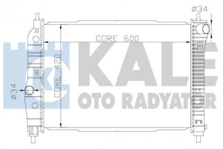 Теплообмінник KALE OTO RADYATOR 372300