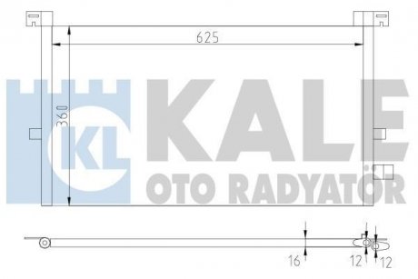 Конденсатор KALE OTO RADYATOR 378700 (фото 1)