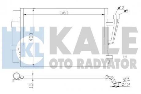 Конденсатор KALE OTO RADYATOR 379200