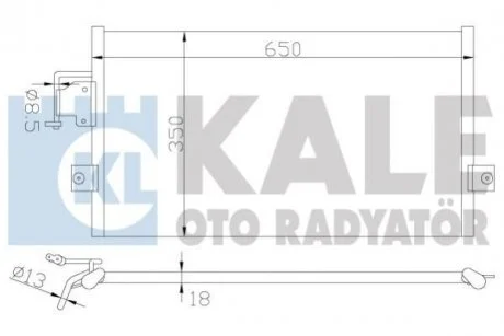 Конденсатор KALE OTO RADYATOR 379700