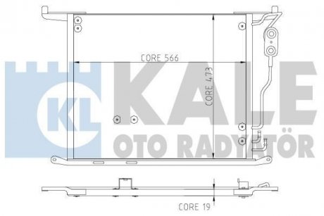Конденсатор KALE OTO RADYATOR 381400 (фото 1)