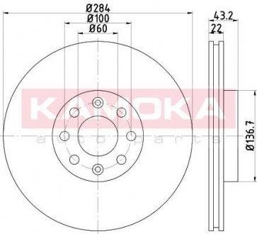 Тормозной диск KAMOKA 103233