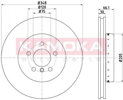 Тормозной диск KAMOKA 103307