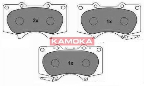 Комплект тормозных колодок, дисковый тормоз KAMOKA JQ101111 (фото 1)