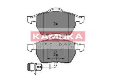 Комплект тормозных колодок, дисковый тормоз KAMOKA JQ1011180 (фото 1)