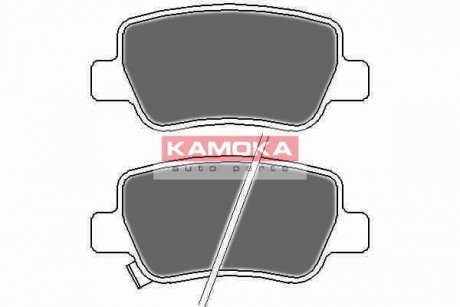 Комплект тормозных колодок, дисковый тормоз KAMOKA JQ101129 (фото 1)