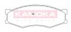 Комплект гальмівних накладок, дискове гальмо KAMOKA JQ101182 (фото 1)