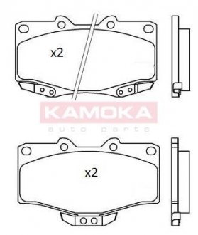 KLOCKI HAMULC. TOYOTA HILUX 88-94 (kpl.) KAMOKA JQ101184