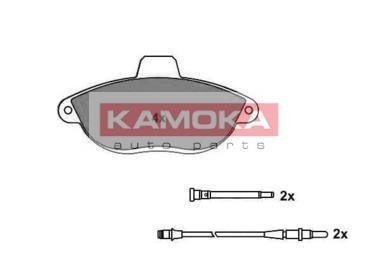 Комплект тормозных колодок, дисковый тормоз KAMOKA JQ1012004 (фото 1)