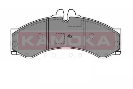 Комплект тормозных колодок, дисковый тормоз KAMOKA JQ1012086 (фото 1)
