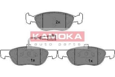 Комплект тормозных колодок, дисковый тормоз KAMOKA JQ1012112 (фото 1)