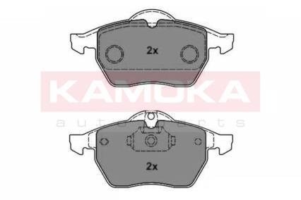 Комплект тормозных колодок, дисковый тормоз KAMOKA JQ1012136 (фото 1)