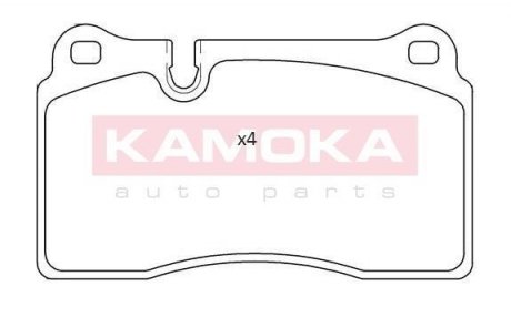 Комплект гальмівних колодок KAMOKA JQ101215