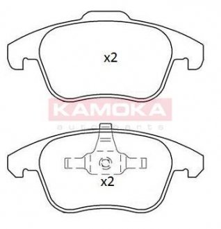 Комплект гальмівних колодок KAMOKA JQ101219