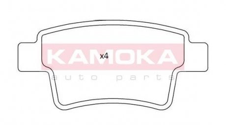 Комплект тормозных колодок, дисковый тормоз KAMOKA JQ101220