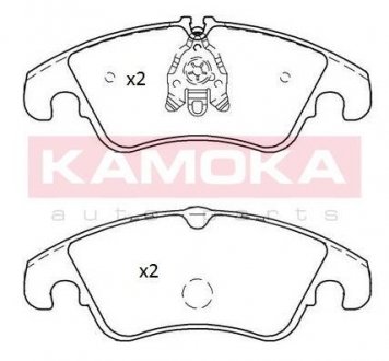 Комплект гальмівних колодок передній KAMOKA JQ101229 (фото 1)