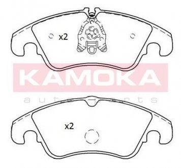 Комплект гальмівних колодок передній KAMOKA JQ101229