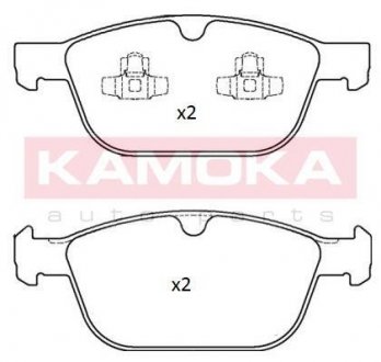 Комплект тормозных колодок KAMOKA JQ101233