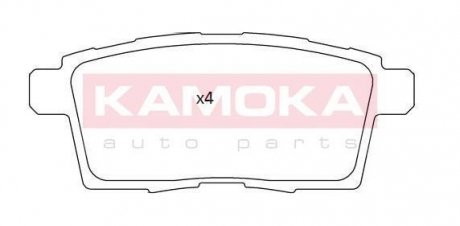 Комплект гальмівних колодок KAMOKA JQ101266