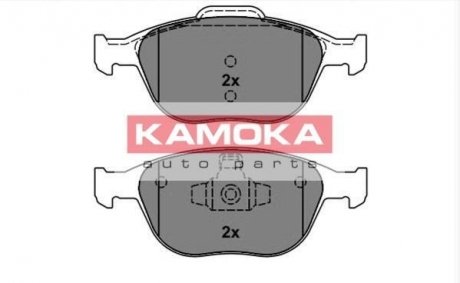 Комплект тормозных колодок, дисковый тормоз KAMOKA JQ1013136 (фото 1)