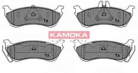 Комплект тормозных колодок, дисковый тормоз KAMOKA JQ1013216