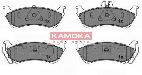 Комплект тормозных колодок, дисковый тормоз KAMOKA JQ1013216 (фото 1)