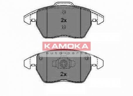 Комплект тормозных колодок, дисковый тормоз KAMOKA JQ1013456 (фото 1)