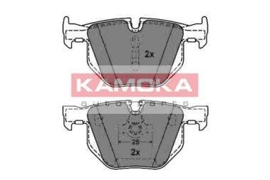 Комплект тормозных колодок, дисковый тормоз KAMOKA JQ1013496