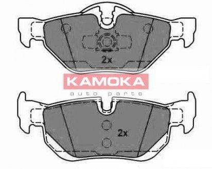 Комплект тормозных колодок, дисковый тормоз KAMOKA JQ1013614 (фото 1)
