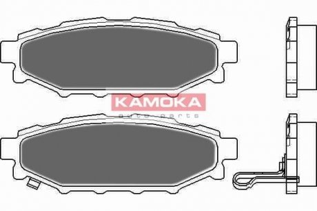 Комплект тормозных колодок, дисковый тормоз KAMOKA JQ1013894 (фото 1)